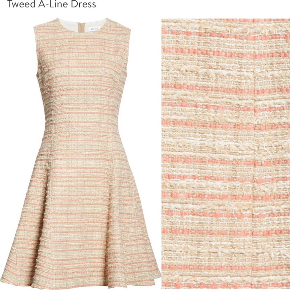NEW Adeam tweed A-line sleeveless dress 2